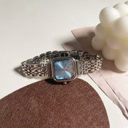 Square Steel Belt Light Luxury Quartz Watch For Women