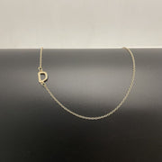 Initial Necklaces For Women, Dainty Gold Letter Necklace 14k Gold Plated Sideways Initial Necklace Cute Name Simple Choker Necklaces For Women Trendy Jewelry Gifts