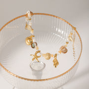 Stainless Steel Conch Starfish Shell Bracelet For Women