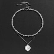 Personality Hemp Flowers Chain Men