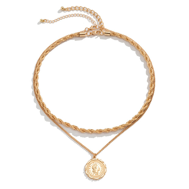 Personality Hemp Flowers Chain Men